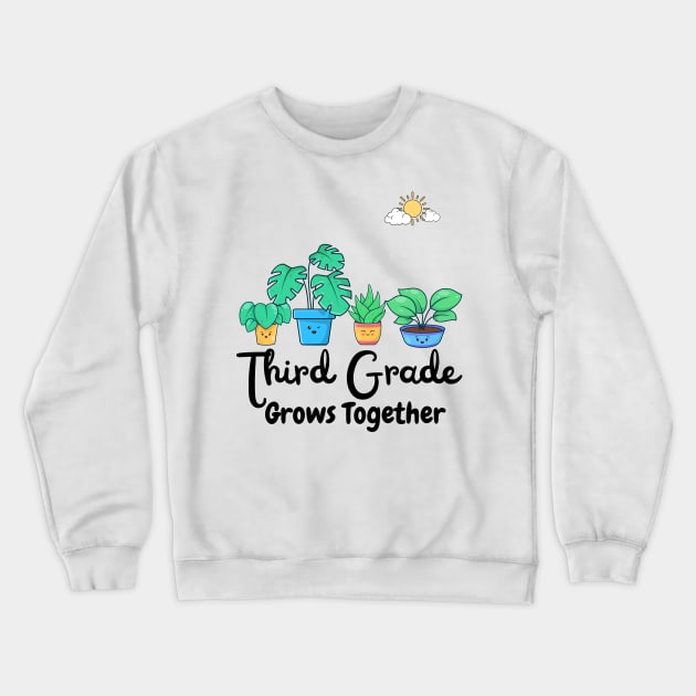 It's A Good Day To Teach Third Grade Crewneck Sweatshirt by JustBeSatisfied